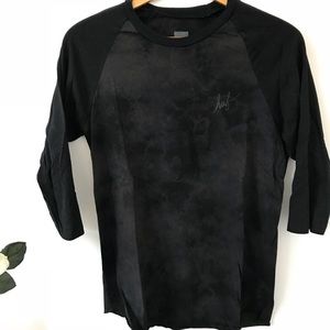 HUF Crystal Wash Script Baseball Tee